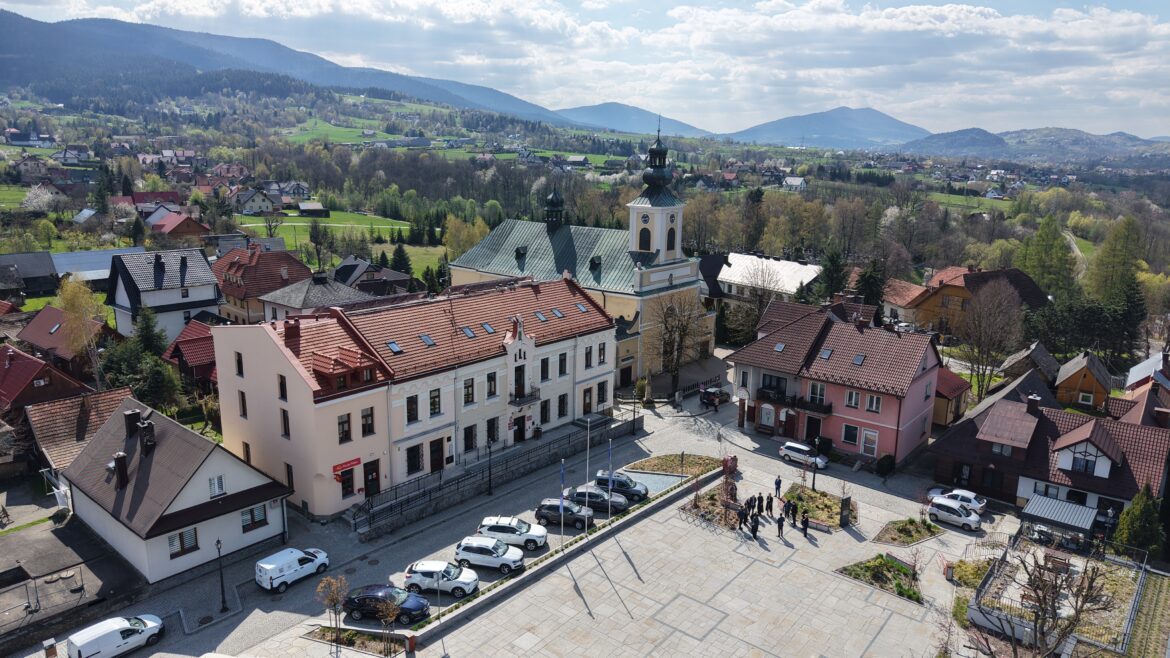 rynek w gminie tymbark
